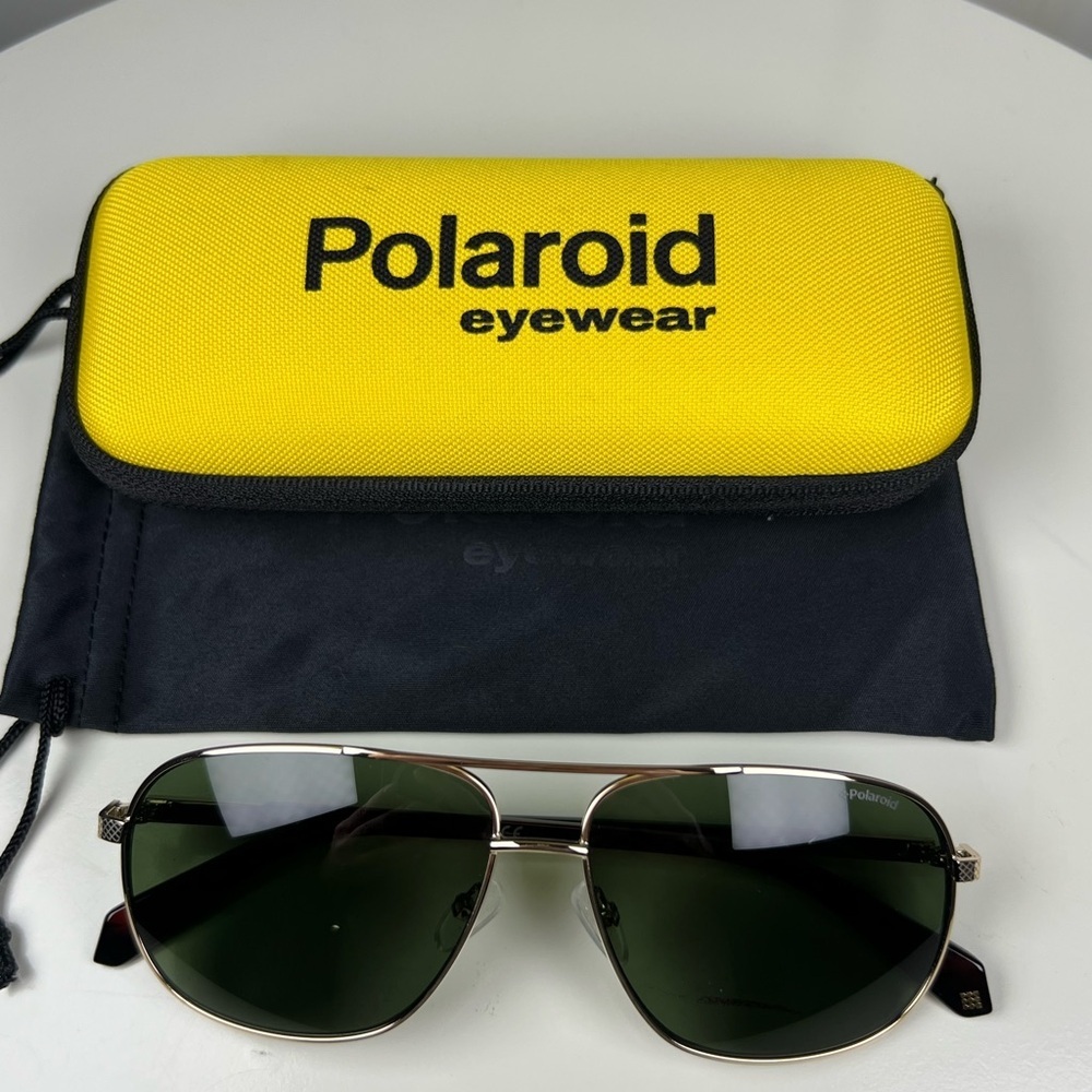 Polaroid Polarized Green Navigator Men's Sunglasses PLD 2074/S/X 0J5G/UC 60
